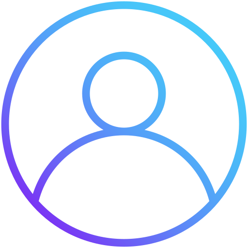 Atramex Login Icon - Stilisiertes Icon einer Person in einem runden Rahmen